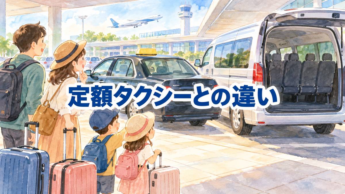 定額タクシーとの違い