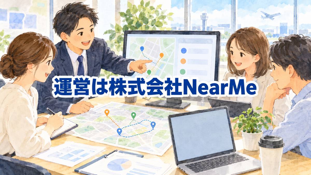 運営は株式会社NearMe