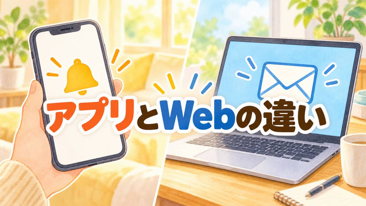 アプリとWebの違い