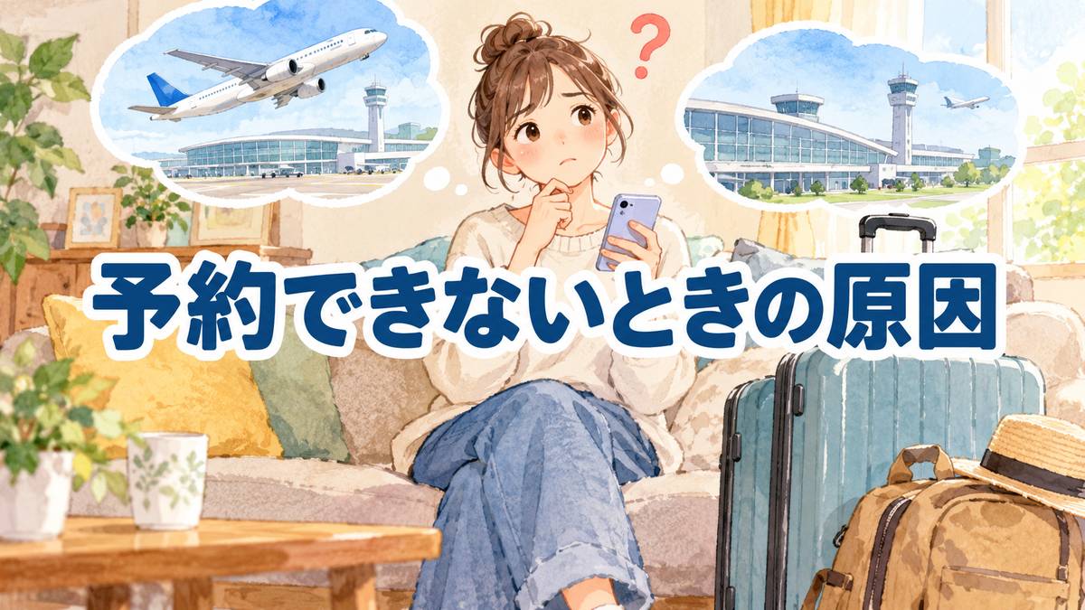 予約できないときの原因