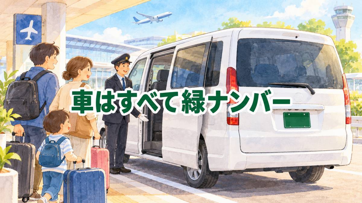 車はすべて緑ナンバー