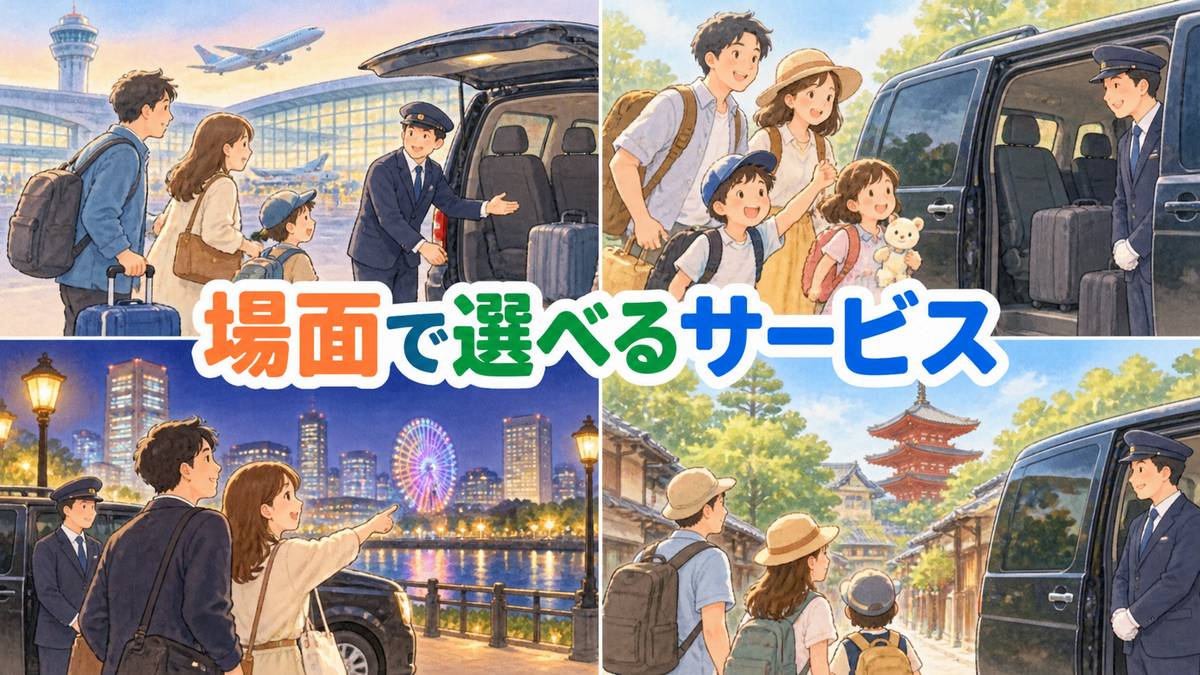 場面で選べるサービス