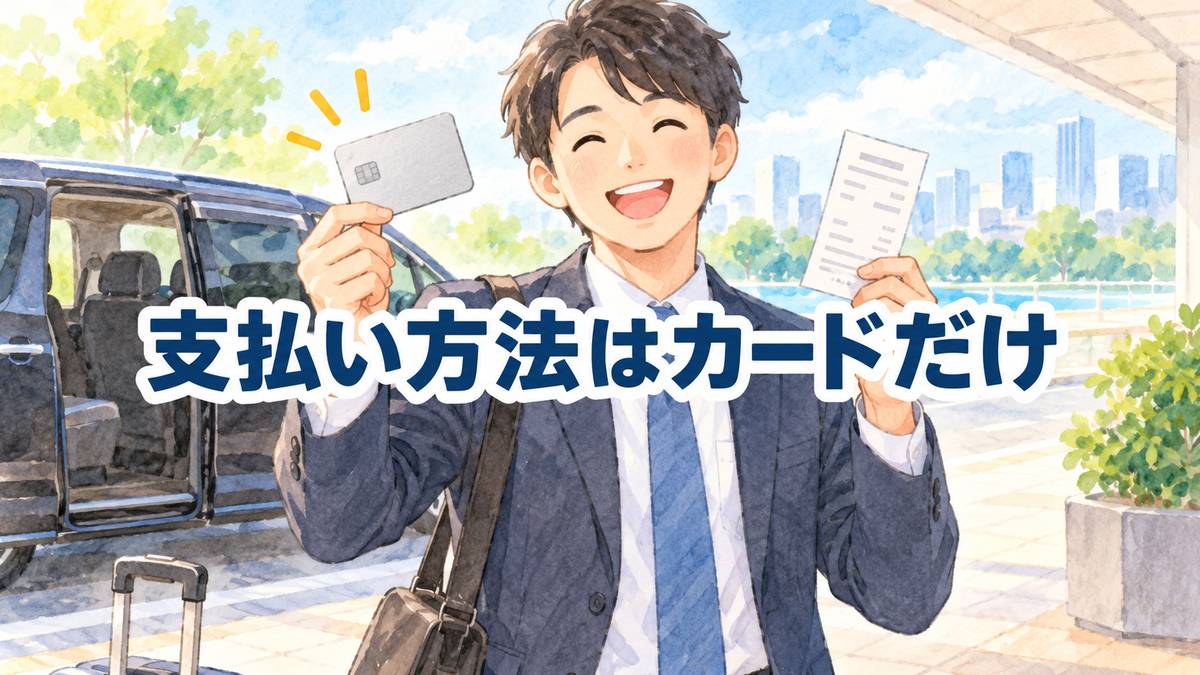 支払い方法はカードだけ