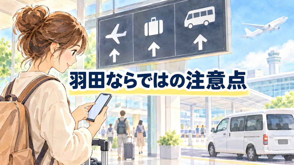羽田ならではの注意点